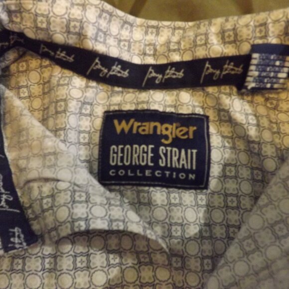 Wrangler George Strait Collection Men Button Up Shirt XL Western - Picture 4 of 9